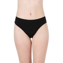 BLOSSOM Black Solid Regular Brief
