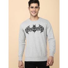 Free Authority Batman Printed Grey Sweatshirt For Men