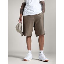 Puma PREMIUM Relaxed Fit Beige Jacquard Shorts
