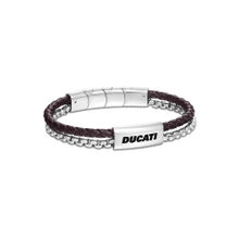 Ducati Men Drifter Brown Bracelet