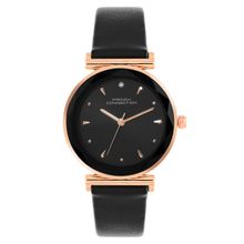 French Connection Cary Black Round Analog Watch For Women - Fcn00086F