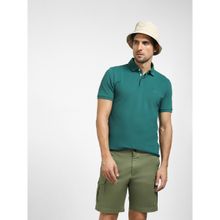 Selected Dark Green Polo Neck T-shirt