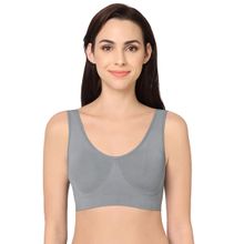 Wacoal B-smooth Padded Non-wired Full Coverage Bralette Bra Grey