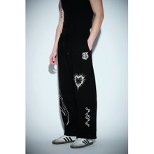 Bonkers Corner Flameheart Men Wide Leg Track Pant