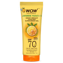 WOW Skin Science Japanese Yuzu + Vitamin C Dewy Bright Sunscreen Gel SPF 70 PA++++