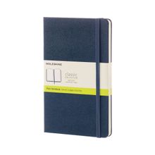 MOLESKINE Classic Notebook Plain Hard Cover Large Sapphire Blue