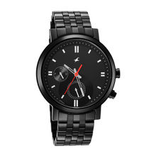 Fastrack Tick Tock 1.0 3287Nm01 Black Dial Multifunction Watch For Men
