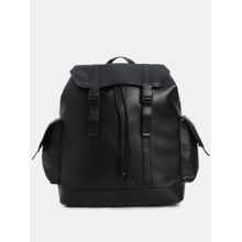 Jack & Jones Solid Black Backpack