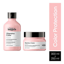 L'Oreal Professionnel Vitamino Color Shampoo 300ml & Hair Mask 250gm, Serie Expert