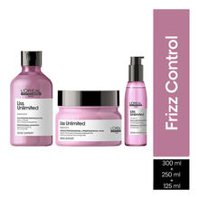 L'Oreal Professionnel Liss Unlimited Shampoo 300ml, Hair Mask 250gm & Hair Serum 125ml, Serie Expert