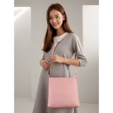 Toteteca Womens Pink Basic Sling Bag