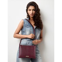 Toteteca Womens Maroon Clean Sling Bag