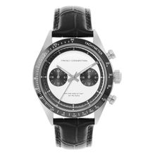 French Connection Silver Dial Analog Watch For Mens - FCP37BL