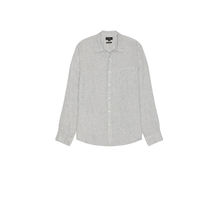 Vince Houndstooth Seperate Placket Long Sleeve Shirt