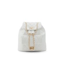Call It Spring Obsessed White Backpack (M)