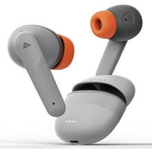Boult Audio AirBass Z35 with ZEN ENC Mic, 32H Playtime, 5.3 Bluetooth Headset (Sunset Grey)