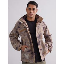 MountMiller Men's Camouflage Airshell Hooded Tactical Wind Jacket | Water-Repellent, Multi-Pocket