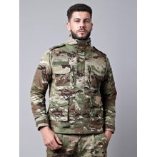 MountMiller Men's Multicam 3 Layer Brigadier windproof, water resistant, adjustable hood Cuffs Jacket