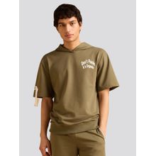 Muvazo Don't Panic It's Organic Hooded T-Shirt