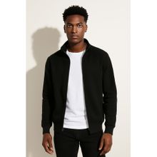 Parcel Yard Men's Black Full Zipper Hoodie