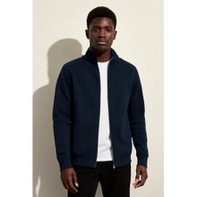 Parcel Yard Men's Navy Blue Full Zipper Hoodie