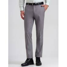 JB Studio Grey Solid Formal Pant