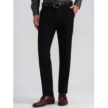 JadeBlue Men Black Blended Slim Pant