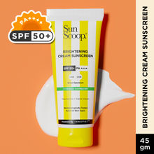 SunScoop Brightening Cream Face Sunscreen - SPF 50 PA+++ with Vitamin C, No White Cast & Tanning