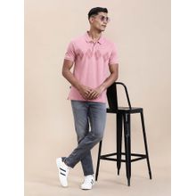 Crocodile Men'S Regular Fit Chest Diamond Panel Print Slim Fit Polo T-Shirt