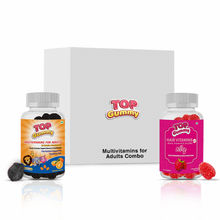Top Gummy Adults Daily Multivitamin & Hair Nutrition Gummies Combo