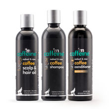 MCaffeine Coffee Hair Spa & Hair Fall Control Kit - Shampoo, Conditioner & Hair Oil