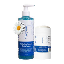 Be Bodywise Body Acne & Strawberry Skin Repair Kit - Glycolic Stick + Salicylic Acid Body Wash