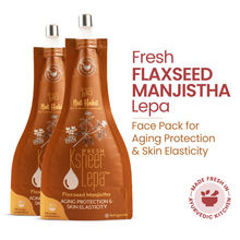 Nat Habit Flaxseed Manjistha Ksheer Lepa, Anti Aging Face Mask, Skin Elasticity, Ayurvedic Clay Pack
