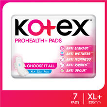 Kotex Prohealth+ Sanitary Pads For Women - Xl+ Ultra-Thin Pads