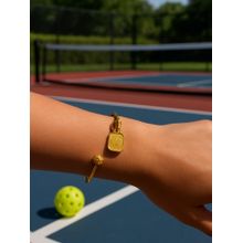 House of Pehr Women Gold Plated Pickleball Bracelet