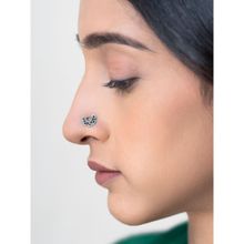 Shaya by CaratLane Owning My Stubborn Pursuits Nose Pin in 925 Silver