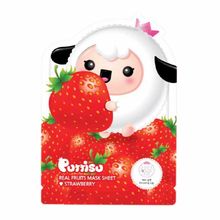 Puttisu India Real Fruits Mask Sheet - Strawberry (Pack of 5)