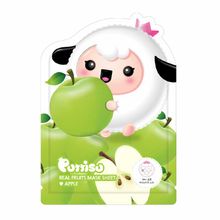 Puttisu India Real Fruits Mask Sheet - Green Apple (Pack of 5)