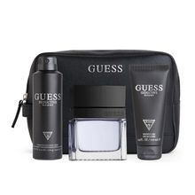 GUESS Seductive Homme Men Gift Set (Eau De Toilette + Shower Gel + Body Spray + Pouch)