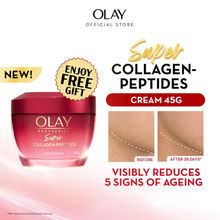 Olay Super Collagen Peptides Moisturizer For Firm & Lifted Skin, Reduces 5 Signs Of Ageing