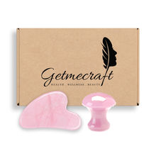 Getmecraft Rose Quartz Gua Sha And Mushroom Gua Sha Facial M...