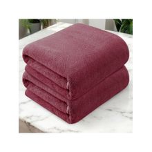 Story@Home Microfiber 400 GSM Bath Towel (Pack of 2)