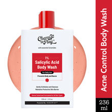 Chemist At Play 1% Salicylic Acid Acne Body Wash Shower Gel for Acne Control For Women & Men