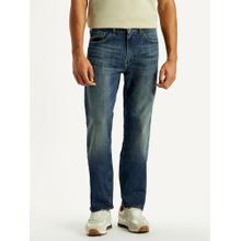 Levi's Men'S 505 Mid Indigo Straight Fit Mid Rise Jeans