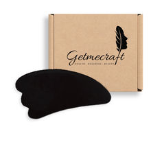 Getmecraft Black Obsidian Wing Shape Gua Sha Facial Massage ...