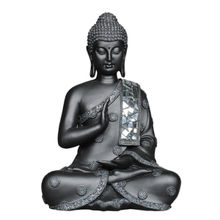 Tansha Qu Blessing Buddha Decorative Showpiece - Black