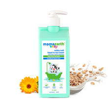 Mamaearth Milky Soft Head to Toe Wash With Oats, Milk, and Calendula for Babies