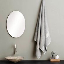 Ddecor Live Beautiful Grey Cotton 500 GSM Bath Towel - Pack of 1