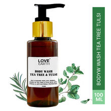 Love Earth Body Wash Tea Tree Tulsi for Moisturising Skin with Anti-bacterial properties