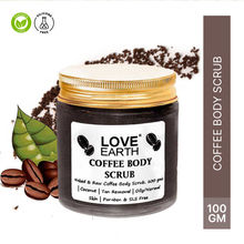 Love Earth Coffee Body Scrub with Vitamin E for Skin Moisturization & Tan Removal
